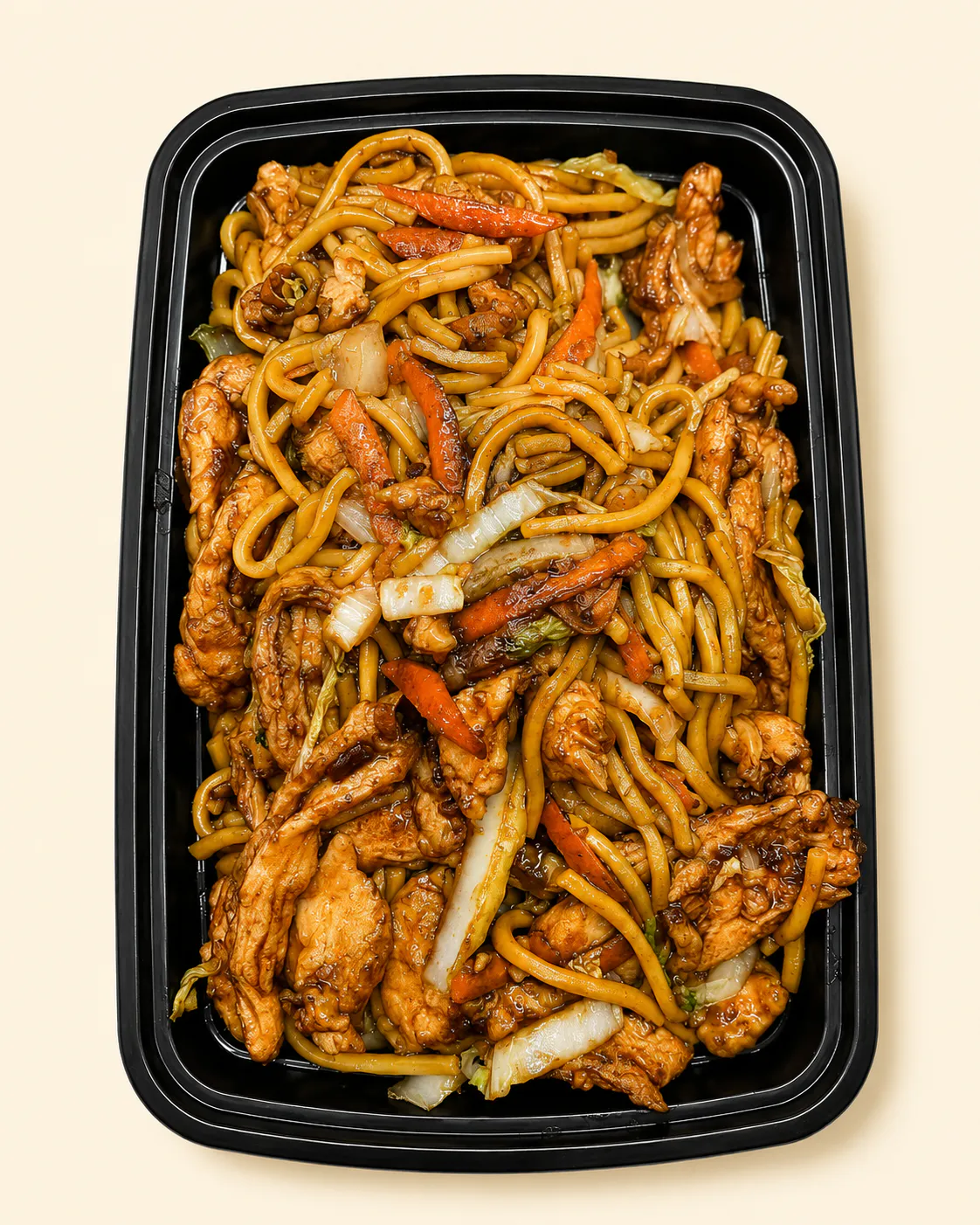 Chicken Lo Mein at Lucky Garden, Chinese Restaurant in Baltimore