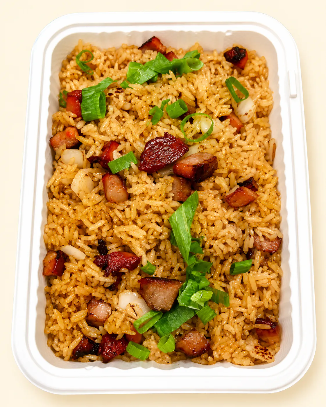 Roast Pork Fried Rice at Lucky Garden, Chinese Restaurant in Baltimore